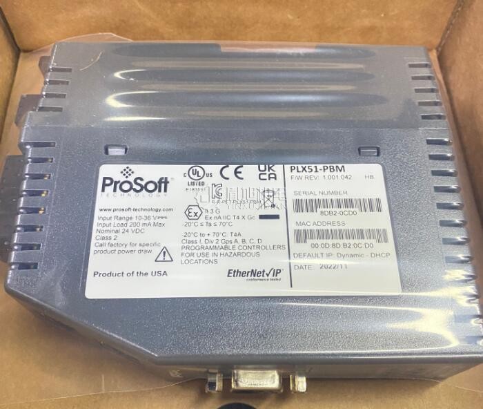 PROSOFT 通訊卡 PROSOFT PLX51-PBM